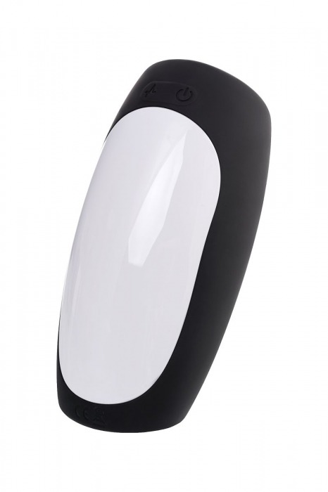 Черно-белый перезаряжаемый мастурбатор Erotist Hailstorm - Erotist Adult Toys - в Сочи купить с доставкой