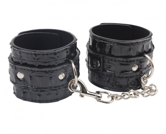 Черные наручники Surrender Wrist Restraints - Chisa - купить с доставкой в Сочи