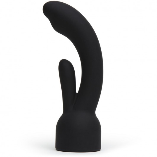 Черная насадка на вибратор Doxy - Rabbit Vibrator Doxy Attachment - Doxy