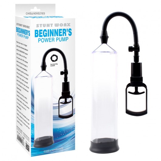 Прозрачная поршневая помпа Beginners Power Pump - Chisa - в Сочи купить с доставкой