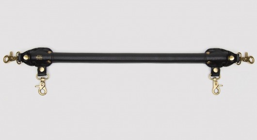 Черная распорка для ног Bound to You Faux Leather Spreader Bar - 50,8 см. - Fifty Shades of Grey - купить с доставкой в Сочи