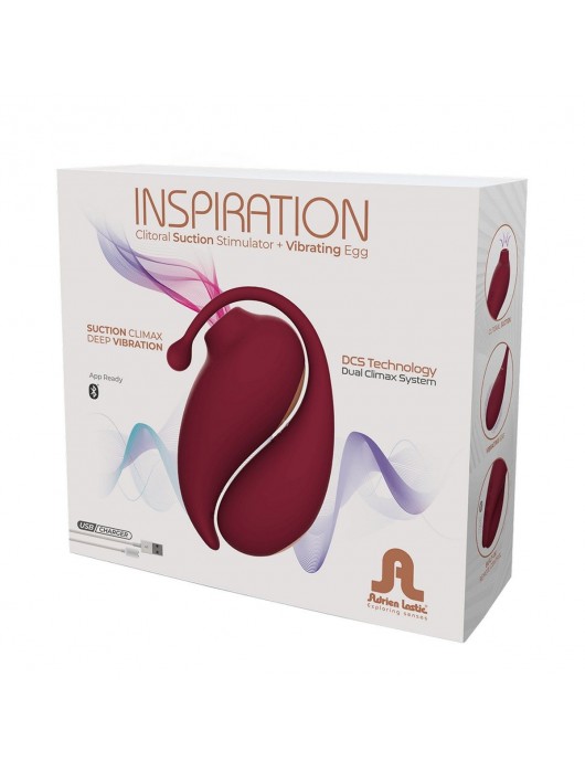 Двойной набор Inspiration: виброяйцо и клиторальный стимулятор - Adrien Lastic