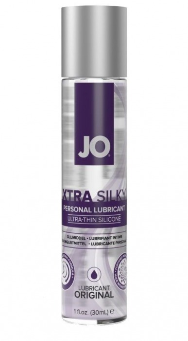 Лубрикант на силиконовой основе JO Xtra Silky - 30 мл. - System JO - купить с доставкой в Сочи