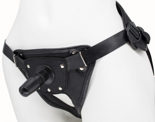 Черный пояс для насадок BEST CLASS STRAP - LOVETOY (А-Полимер) - купить с доставкой в Сочи