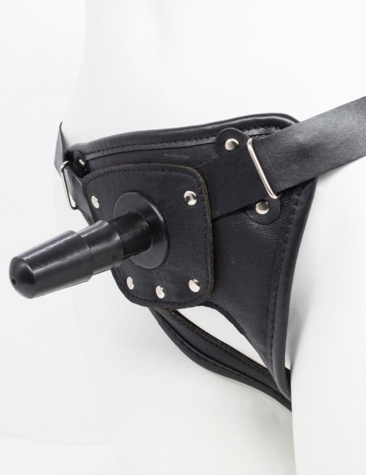 Черный пояс для насадок CLASS STRAP Restyling - LOVETOY (А-Полимер) - купить с доставкой в Сочи