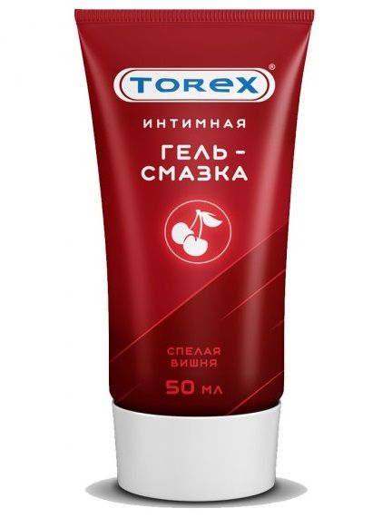 Смазка на водной основе TOREX  Спелая вишня  - 50 мл. - Torex - купить с доставкой в Сочи