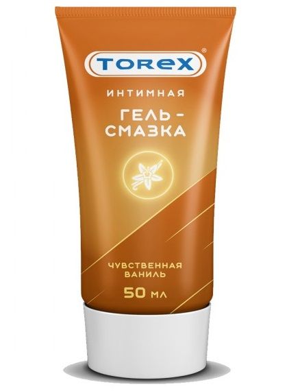 Смазка на водной основе TOREX  Чувственная ваниль  - 50 мл. - Torex - купить с доставкой в Сочи