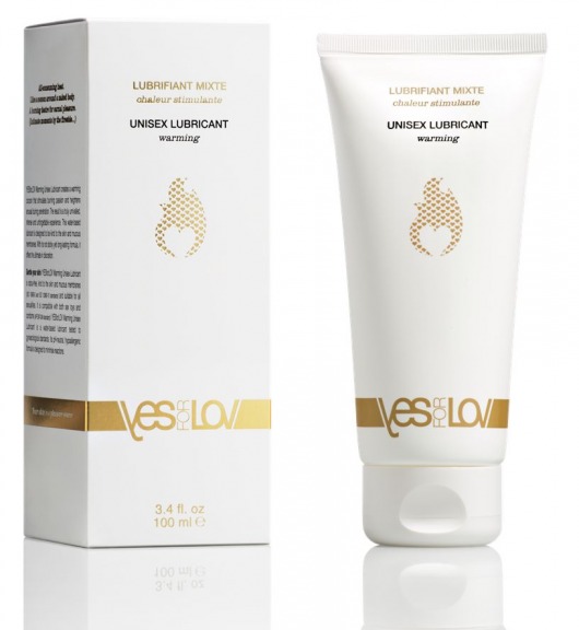 Лубрикант на водной основе с согревающим эффектом Warming Unisex Lubricant - 100 мл. - YESforLOV - купить с доставкой в Сочи