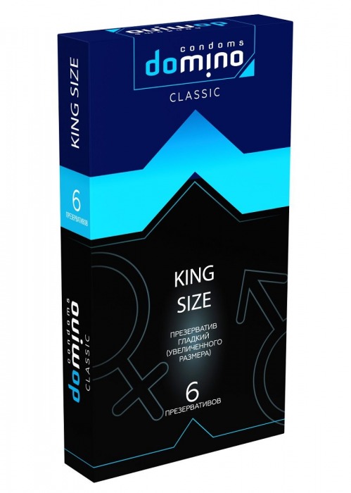 Презервативы увеличенного размера DOMINO Classic King size - 6 шт. - Domino - купить с доставкой в Сочи