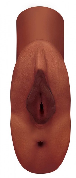 Коричневый мастурбатор Perfect Pussy Double Stroker - Pipedream - в Сочи купить с доставкой