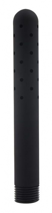 Черная насадка для анального душа ANAL DOUCHE - 15 см. - Dream Toys - купить с доставкой в Сочи