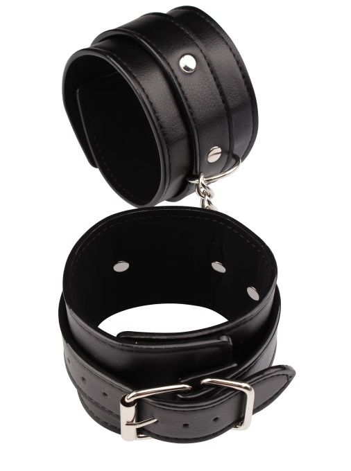 Черные оковы Classic Ankle Cuffs - Chisa - купить с доставкой в Сочи