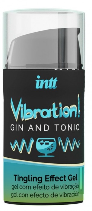 Жидкий интимный гель с эффектом вибрации Vibration! Gin   Tonic - 15 мл. - INTT - купить с доставкой в Сочи