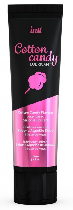 Интимный гель на водной основе Cotton Candy Lubricant - 100 мл. - INTT - купить с доставкой в Сочи