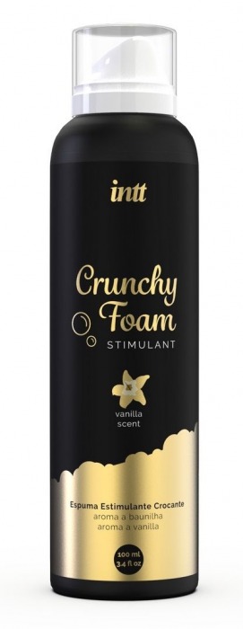 Пенка для массажа Crunchy Foam Stimulant Vanilla - 100 мл. - INTT - купить с доставкой в Сочи