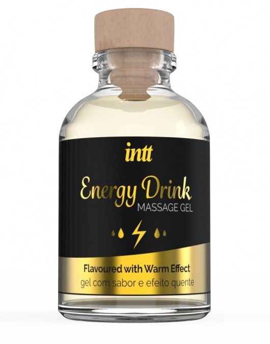 Массажный гель с согревающим эффектом Energy Drink - 30 мл. - INTT - купить с доставкой в Сочи