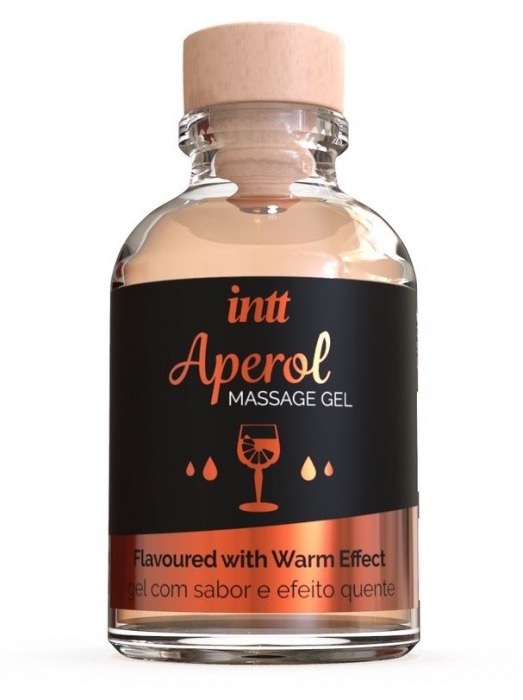 Массажный гель с согревающим эффектом Aperol - 30 мл. - INTT - купить с доставкой в Сочи