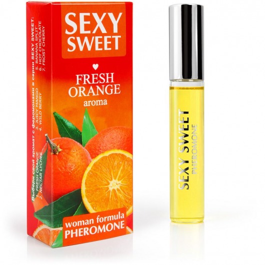 Парфюм для тела с феромонами Sexy Sweet с ароматом апельсина - 10 мл. -  - Магазин феромонов в Сочи