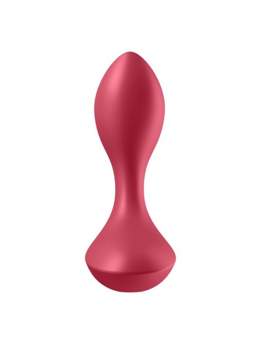 Красный вибромассажёр простаты Satisfyer Backdoor Lover - 14 см. - Satisfyer - в Сочи купить с доставкой