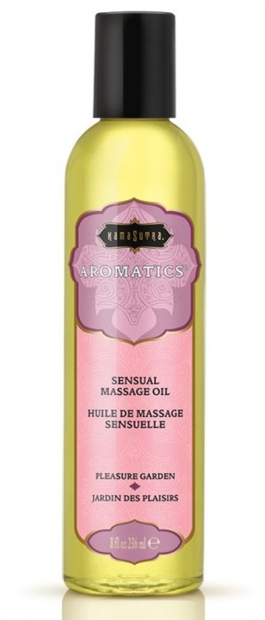 Массажное масло с цветочным ароматом Pleasure Garden - 236 мл. - Kama Sutra - купить с доставкой в Сочи