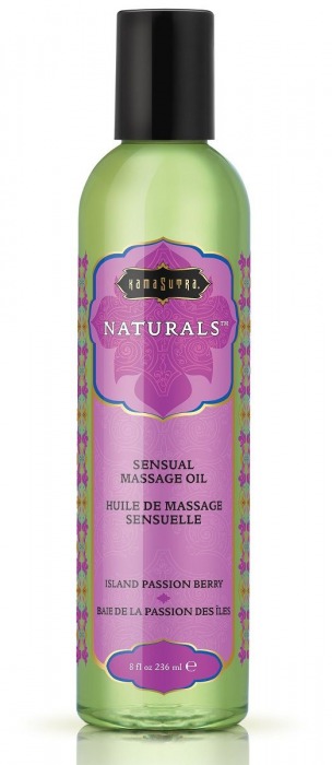 Массажное масло Naturals Island Passion Berry с ароматом тропических фруктов - 236 мл. - Kama Sutra - купить с доставкой в Сочи