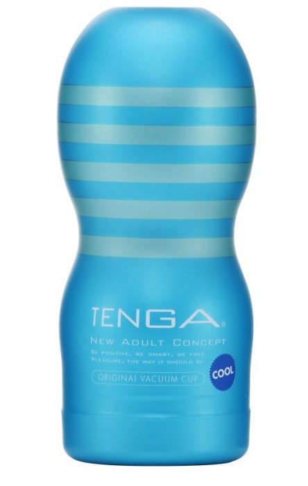 Мастурбатор с охлаждающей смазкой TENGA Original Vacuum Cup Cool - Tenga - в Сочи купить с доставкой