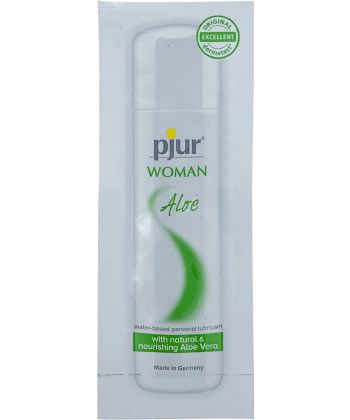 Лубрикант на водной основе pjur WOMAN Aloe - 2 мл. - Pjur - купить с доставкой в Сочи