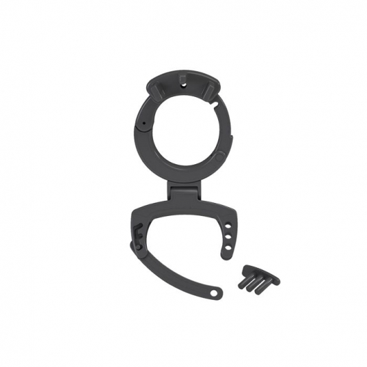 Кольцо с зажимом для мошонки для пояса верности Pubic Enemy - MyStim - купить с доставкой в Сочи