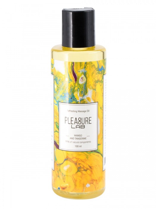 Массажное масло Pleasure Lab Refreshing с ароматом манго и мандарина - 100 мл. - Pleasure Lab - купить с доставкой в Сочи
