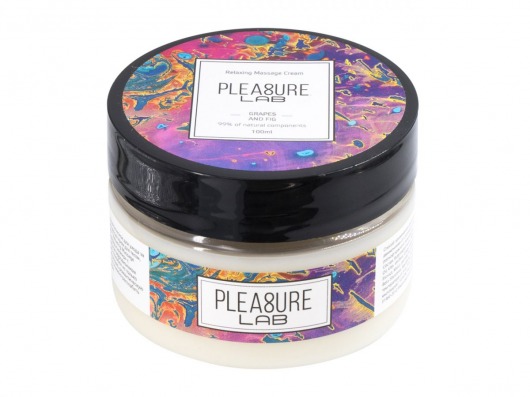 Массажный крем Pleasure Lab Relaxing с ароматом винограда и инжира - 100 мл. - Pleasure Lab - купить с доставкой в Сочи