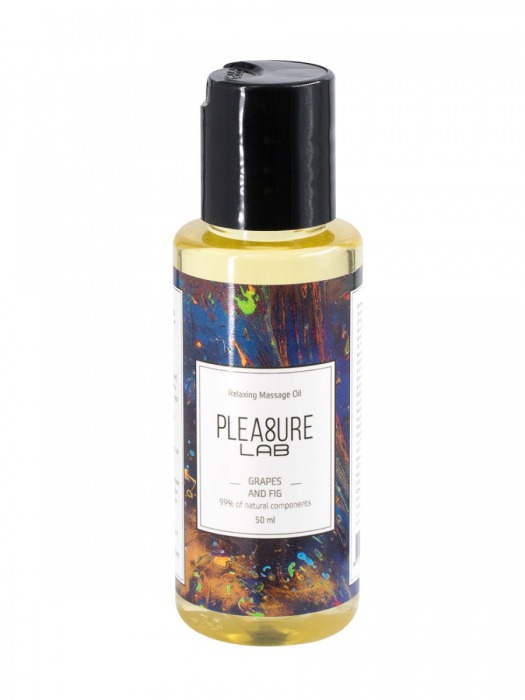 Массажное масло Pleasure Lab Relaxing с ароматом винограда и инжира - 50 мл. - Pleasure Lab - купить с доставкой в Сочи