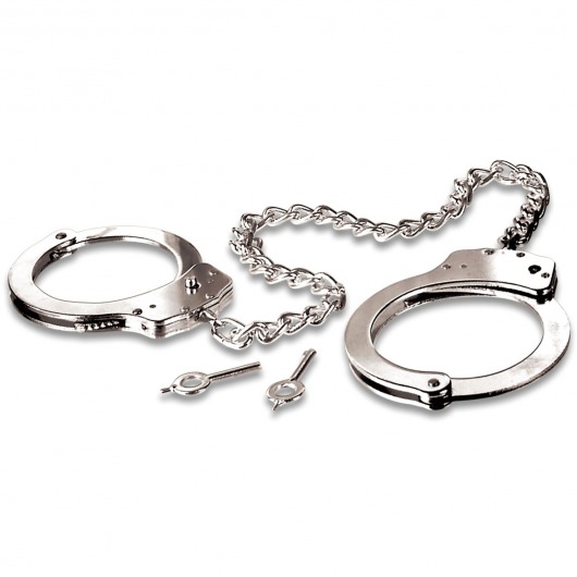 Металлические наручники Metal Leg Cuffs - Pipedream - купить с доставкой в Сочи