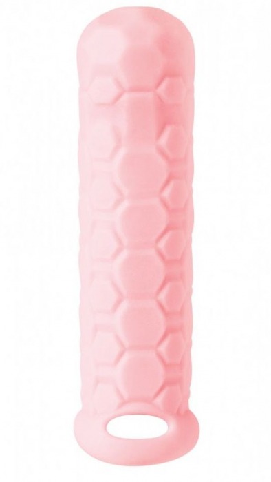 Розовый фаллоудлинитель Homme Long - 15,5 см. - Lola Games - в Сочи купить с доставкой