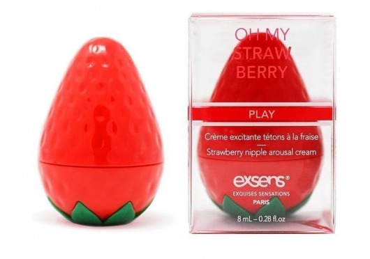 Крем для стимуляции сосков Oh My Strawberry - 8 мл. - Exsens - купить с доставкой в Сочи
