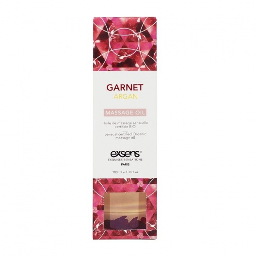 Органическое массажное масло GARNET ARGAN - 100 мл. - Exsens - купить с доставкой в Сочи