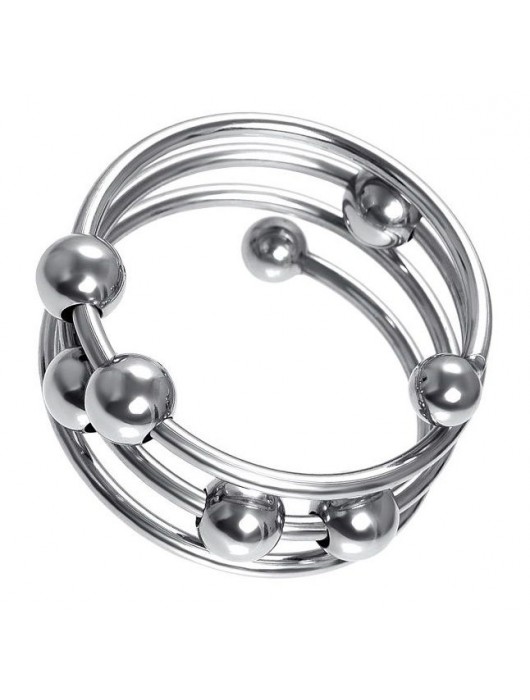 Большое металлическое кольцо под головку пениса - ToyFa - купить с доставкой в Сочи