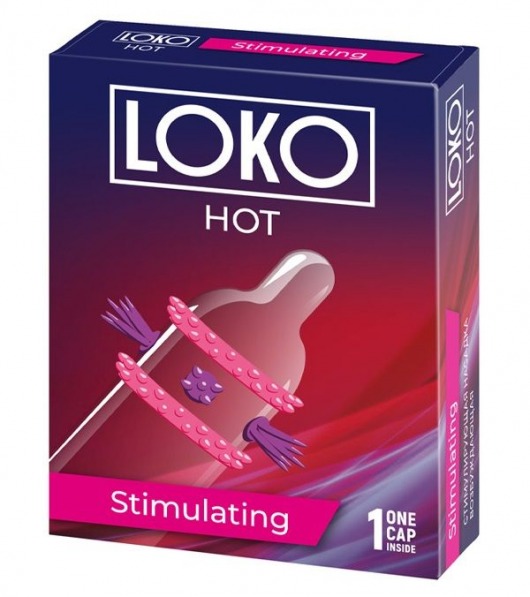 Стимулирующая насадка на пенис LOKO HOT с возбуждающим эффектом - Sitabella - в Сочи купить с доставкой