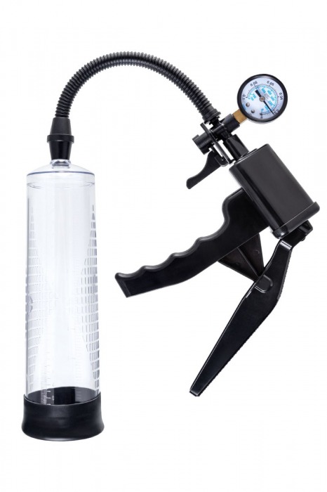 Прозрачная механическая помпа для пениса Viggo - Sexus - в Сочи купить с доставкой