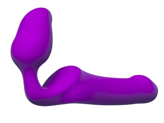 Лиловый безремневой страпон Queens M - Adrien Lastic - купить с доставкой в Сочи