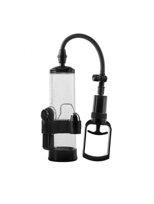 Прозрачная вакуумная помпа с вибрацией Vibrating Penis Pump - Dream Toys - в Сочи купить с доставкой