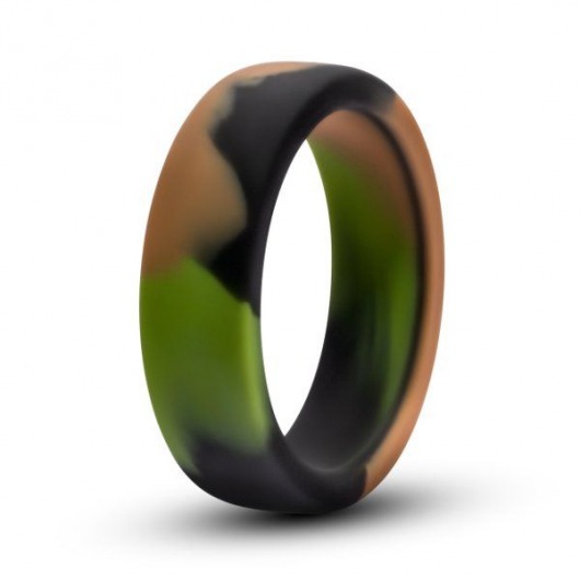 Эрекционное кольцо камуфляжной расцветки Silicone Camo Cock Ring - Blush Novelties - в Сочи купить с доставкой