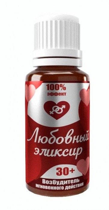 Возбудитель  Любовный эликсир 30+  - 20 мл. - Миагра - купить с доставкой в Сочи