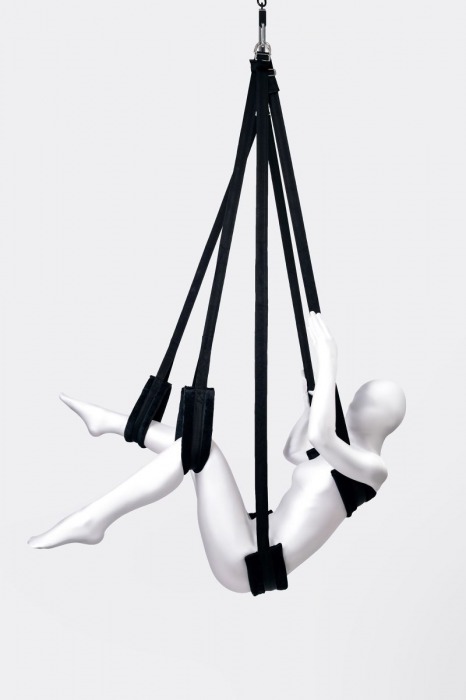 Черные секс-качели Anonymo №0503 - ToyFa - купить с доставкой в Сочи