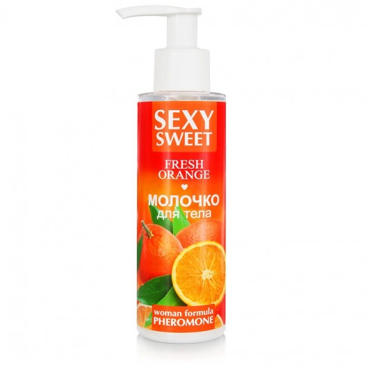 Молочко для тела с феромонами и ароматом апельсина Sexy Sweet Fresh Orange - 150 гр. -  - Магазин феромонов в Сочи