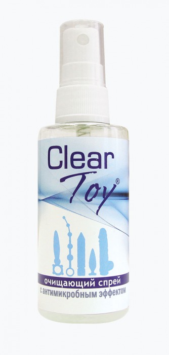 Очищающий спрей Clear Toy с антимикробным эффектом - 100 мл. - Биоритм - купить с доставкой в Сочи