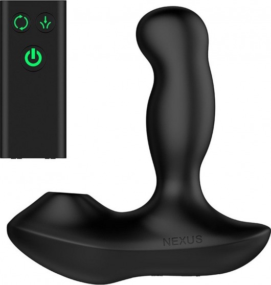 Черный вибратор-ротатор для стимуляции простаты Nexus Revo Air - Nexus Range - в Сочи купить с доставкой