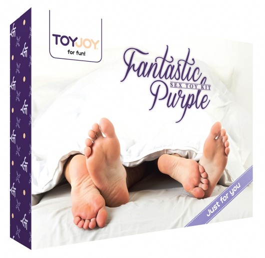 Эротический набор FANTASTIC PURPLE SEX TOY KIT - Toy Joy - купить с доставкой в Сочи