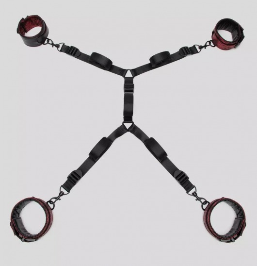 Изысканный набор фиксаций на кровати Reversible Under Mattress Restraint Set - Fifty Shades of Grey - купить с доставкой в Сочи