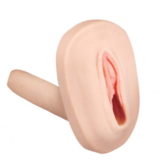 Мастурбатор-вагина с вибрацией и выносным пультом управления REALSTUFF SMOOTH   BALD - Dream Toys - в Сочи купить с доставкой