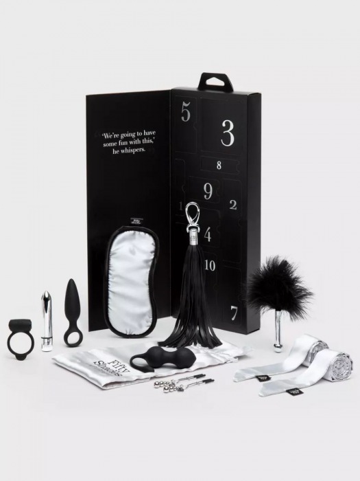 Эротический набор Pleasure Overload 10 Days of Play Gift Set - Fifty Shades of Grey - купить с доставкой в Сочи